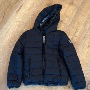 Abercrombie Kids Black Puffer Coat